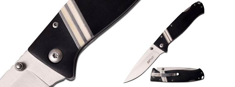 Black Lockback Folding Knife