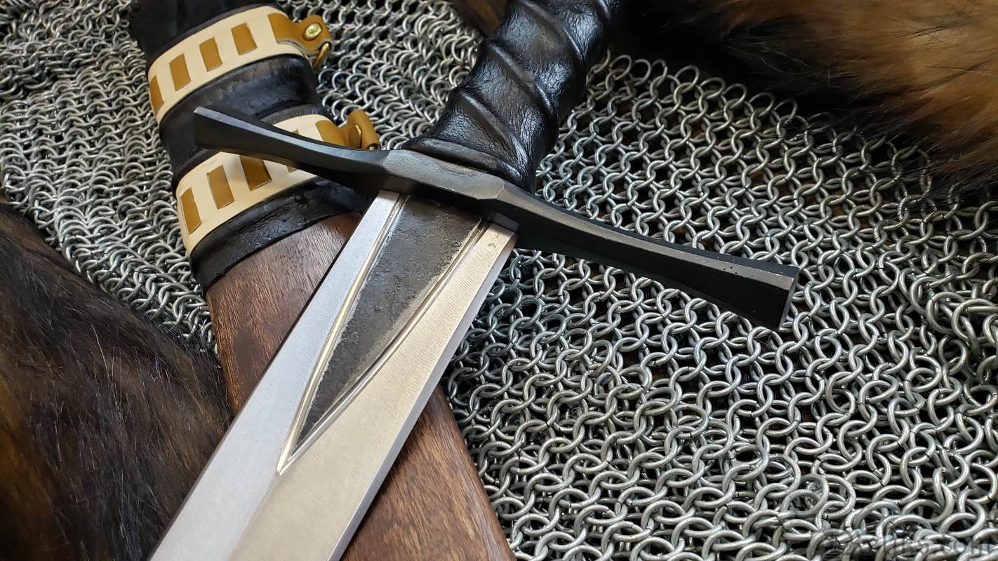 hand forged crusader sword