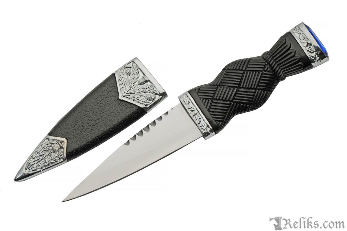Sgian Dubh Blue Stone Decorative Daggers At Reliks