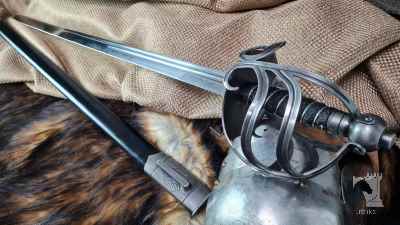 English Mortuary Hilt Backsword