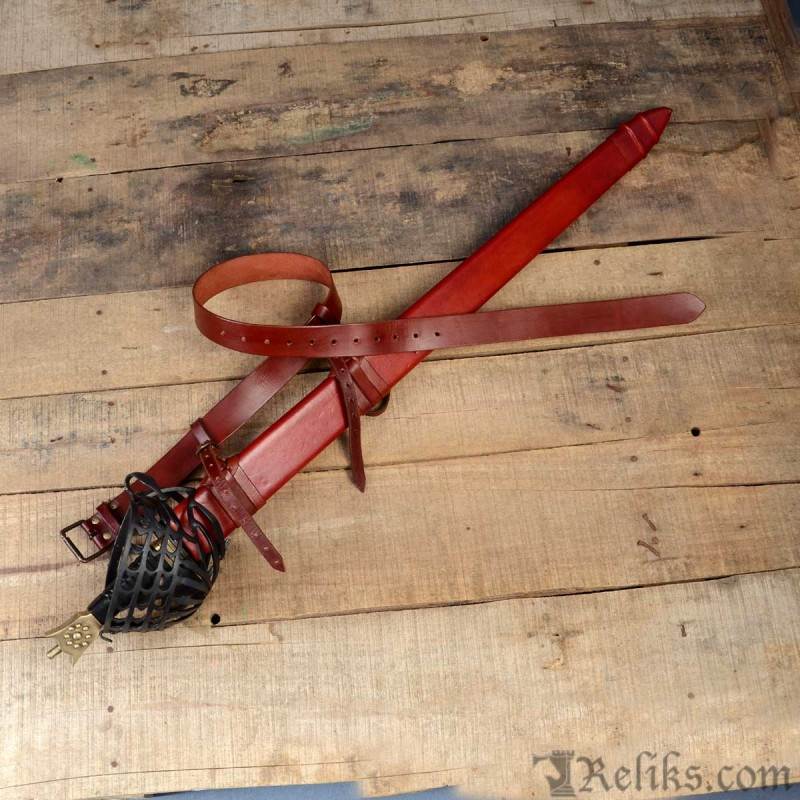 venetian schiavona sword sheathed