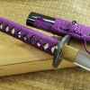 purple samurai warrior katana