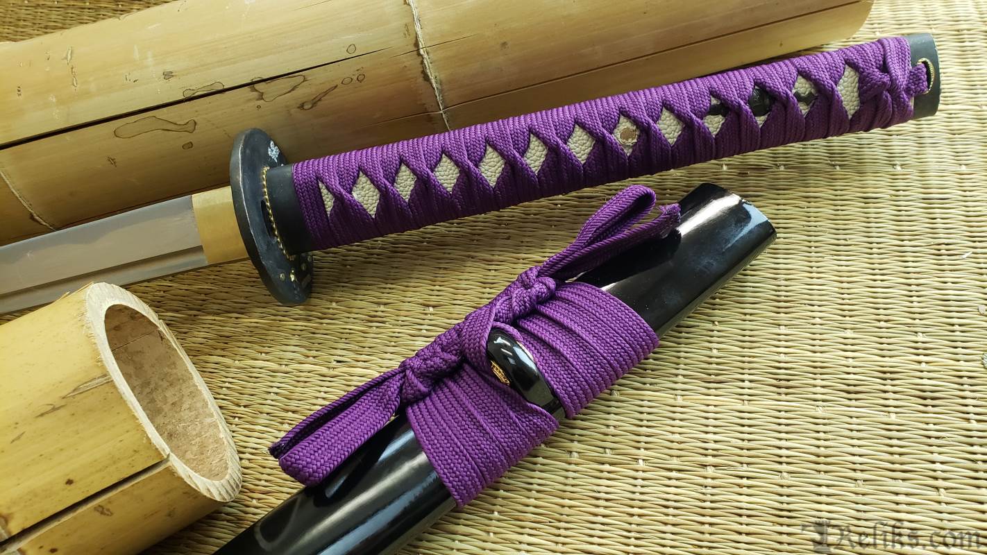 purple cotton tsuka