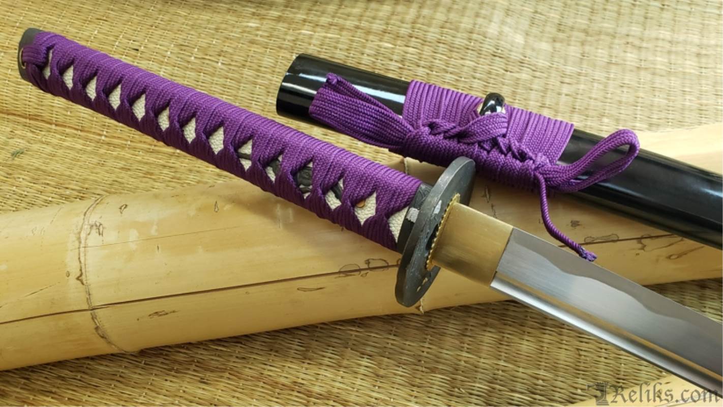Purple Samurai Warrior Katana