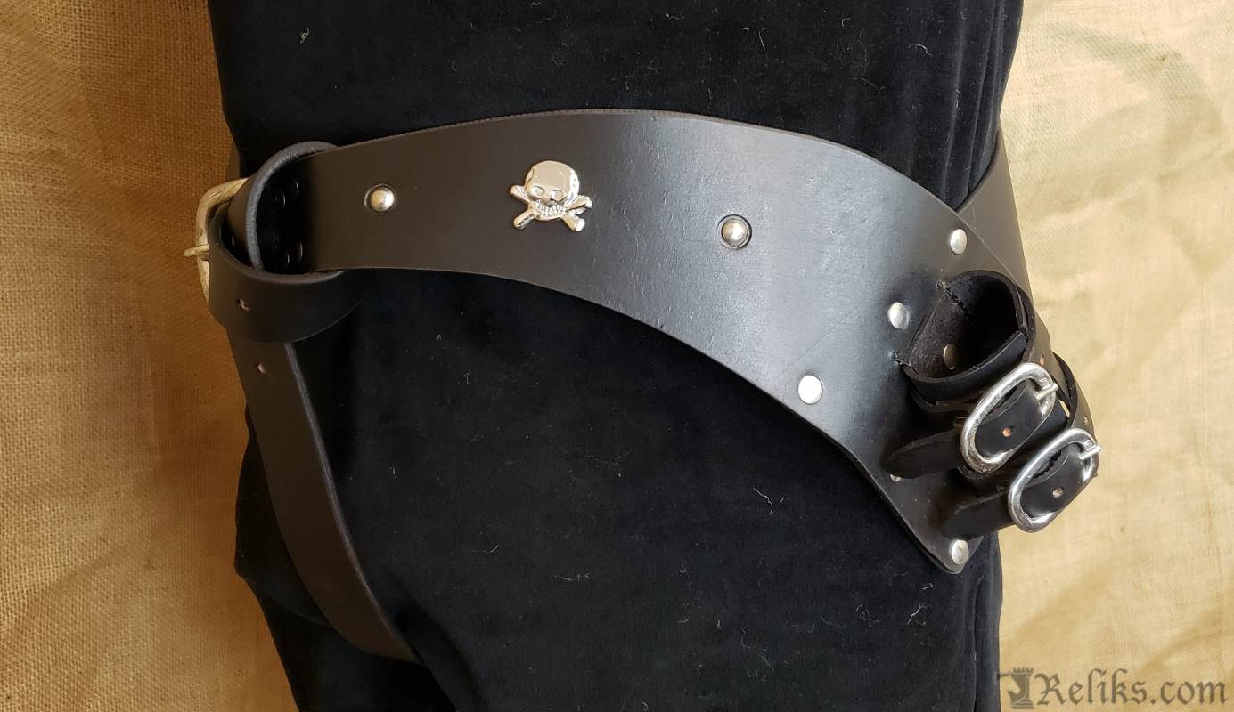 leather frog belt