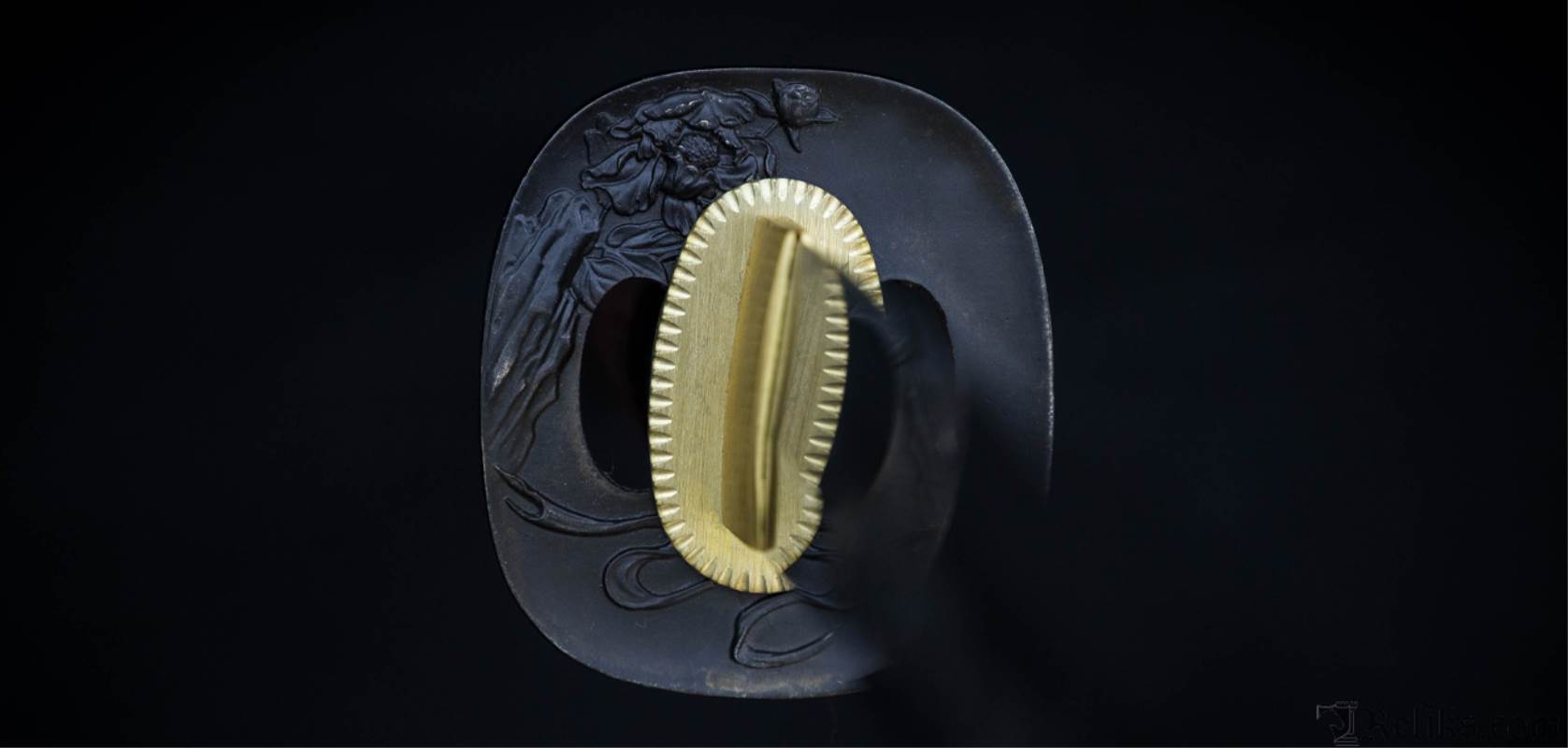 kinryu sword tsuba