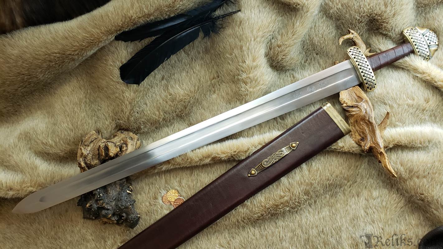 viking burial sword