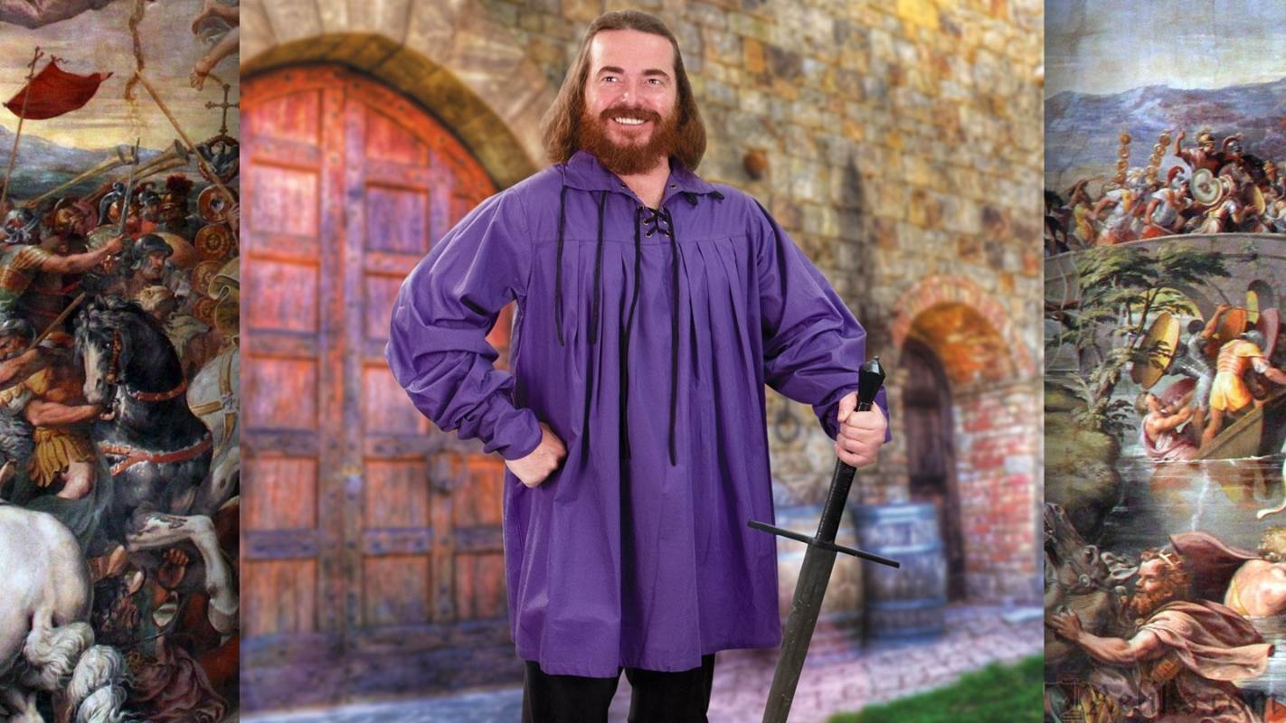Purple Swordsman's Shirt