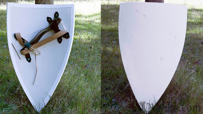 Large Unpainted Shield
