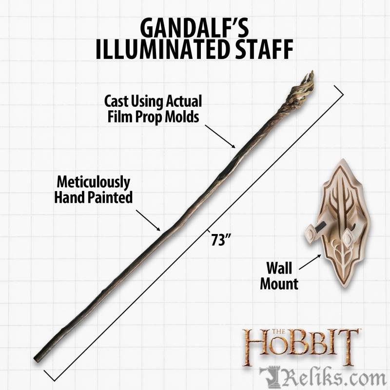 officially licensed gandalf staff