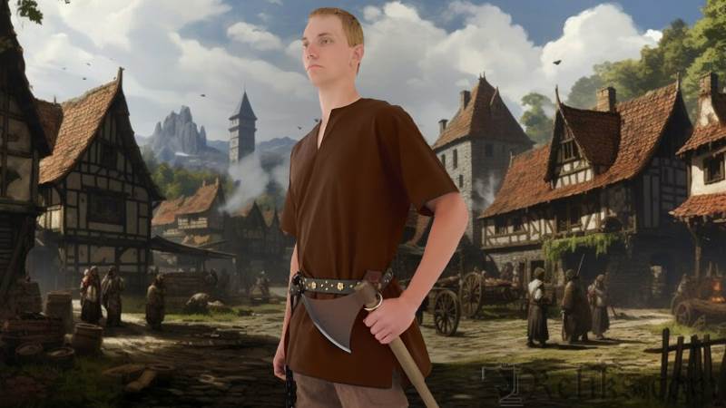 Brown Medieval Tunic