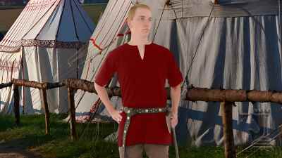 Red Medieval Tunic