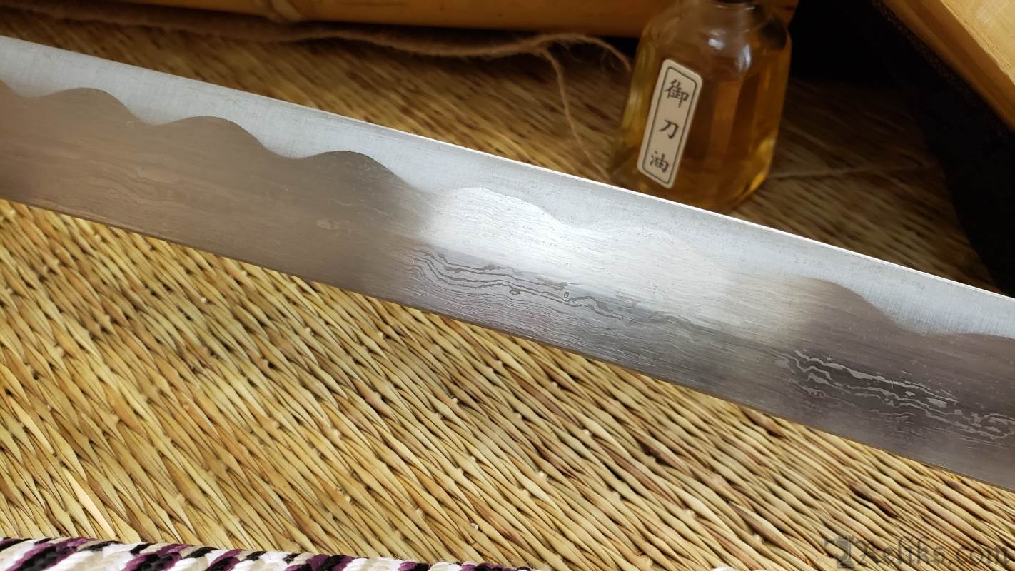 damascus blade sakura tachi