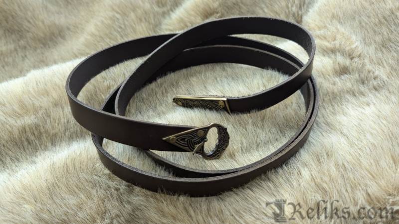 Viking Leather Belt