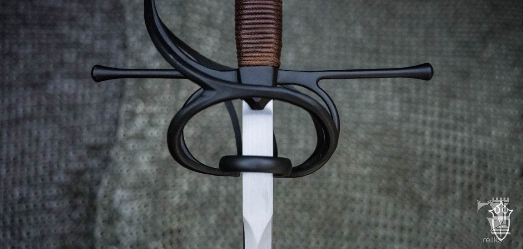 renaissance swept hilt rapier guard detail