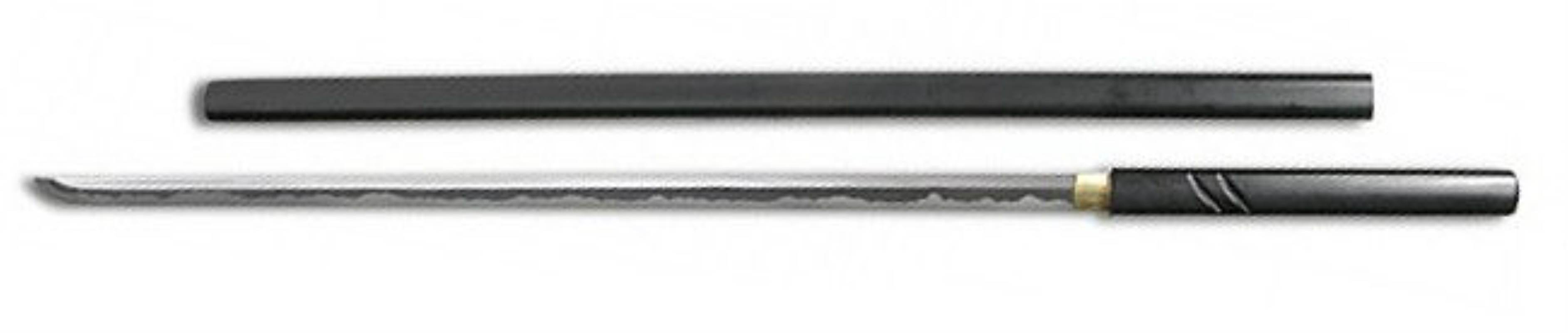 Zatoichi Sword  Blind Fury Zatoichi Stick/Cane Sword With Red Scabbard -  TrueKatana