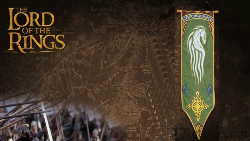 Lord of the Rings Rohan Banner