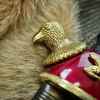 brass eagle on roman gladius