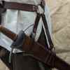 middle ages sword belt brown