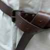 sword belt buckle brown