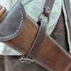 sword scabbard strap brown
