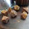 natural bone game dice