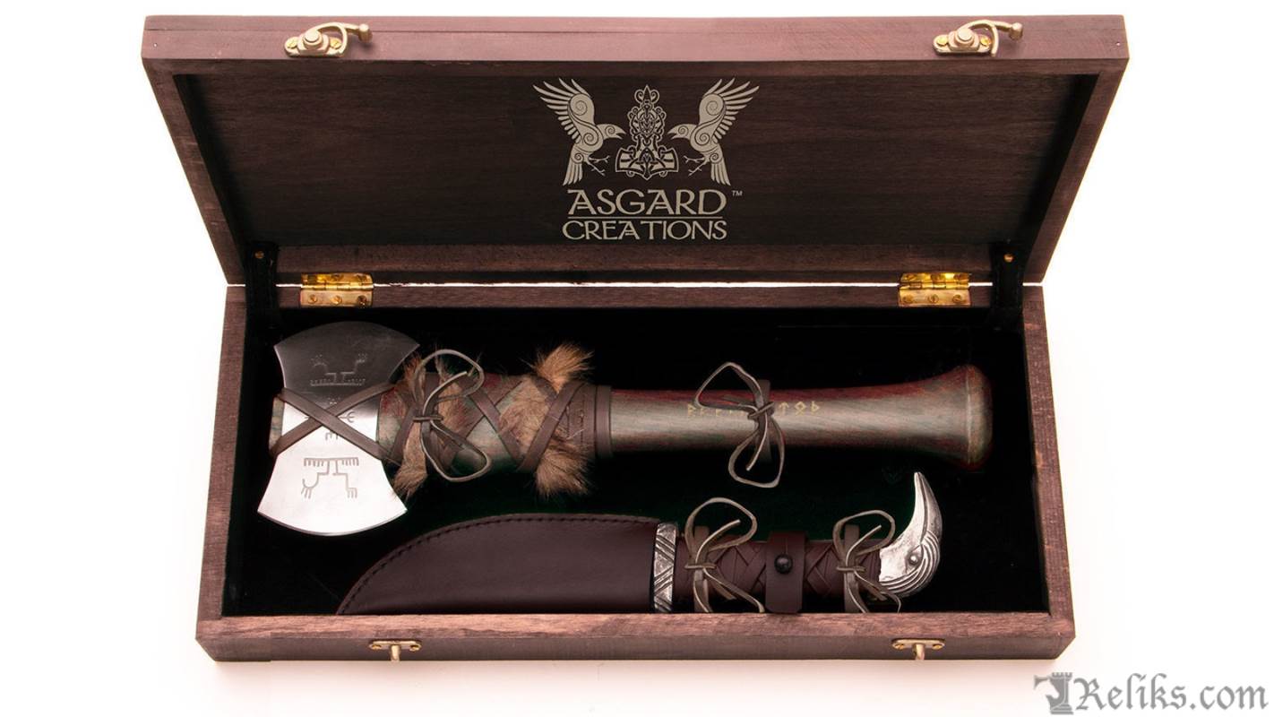  Asgard Creations Axe & Knife Boxed Set