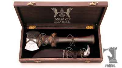  Asgard Creations Axe & Knife Boxed Set