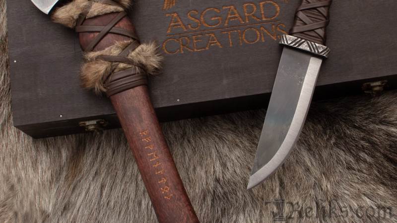  Asgard Creations Axe & Knife Boxed Set
