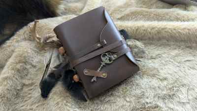 Leather Journal with Key
