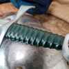 fluted deep green sword grip