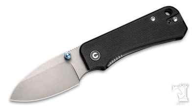 Baby Banter Thumb Stud Knife Black G10 Handle