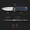 civivi elementum flipper knife g10 handle d2 blade specs