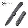 civivi black elementum button lock knife