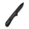 black civivi button lock pocket knife