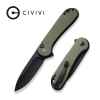 od green civivi button lock elementum ii pocket knife