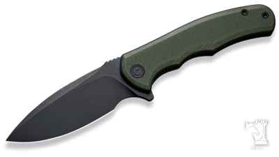 Mini Praxis Flipper Knife OD Green G10 Handle 