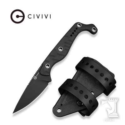 SOKN Fixed Blade Knife Blac...