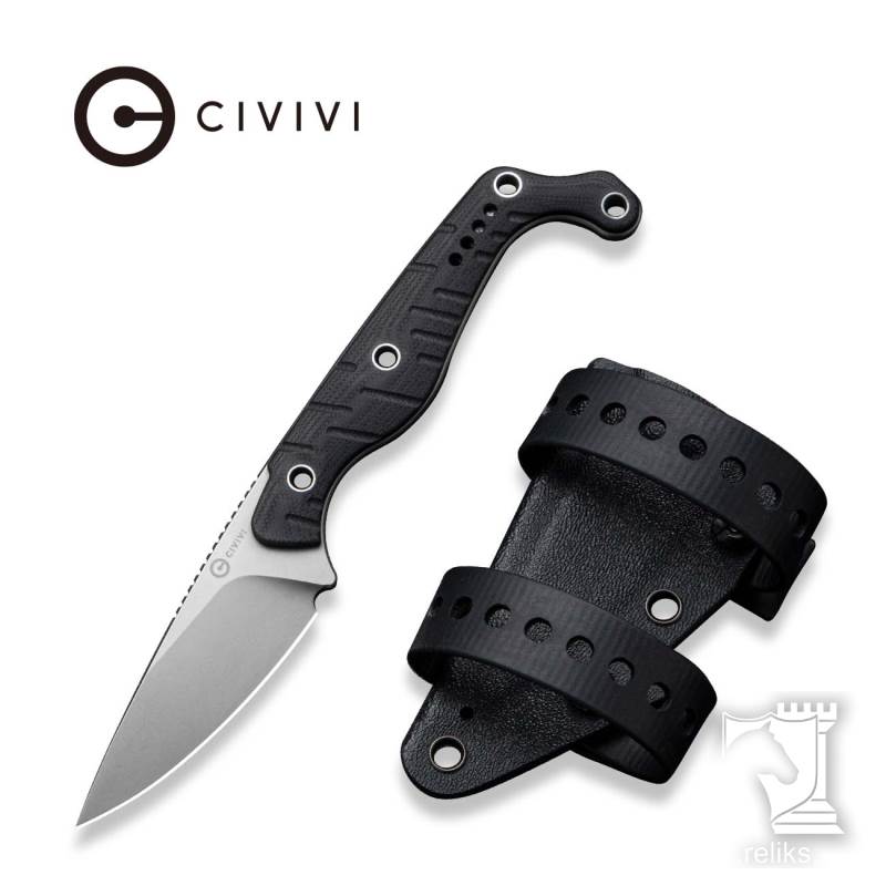 SOKN Fixed Blade Knife G10 Handle 