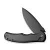 civivi button lock praxis flipper knife black aluminum