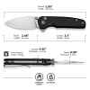 civivi mini shakan knife specs