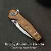 civivi mini shakan coyote brown handle