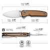 civivi mini shakan knife specs