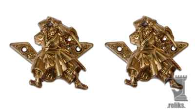 Samurai Sword Hangers - Antique Brass