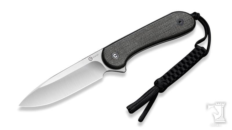 Fixed Blade Elementum Tactical Knife Dark Green Micarta Handle