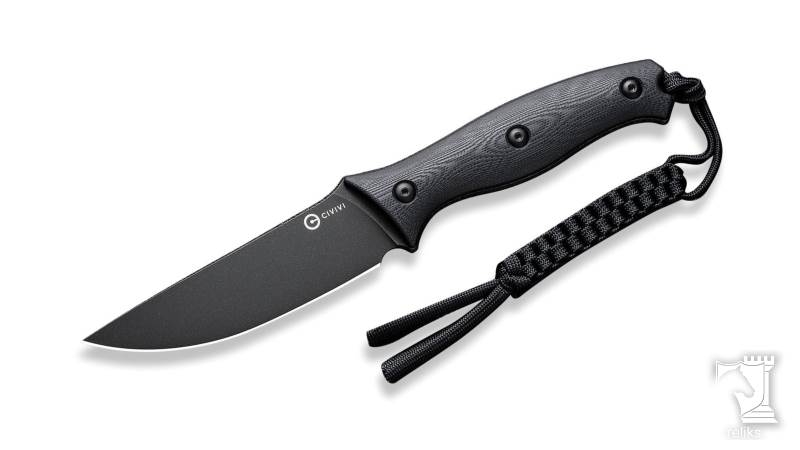 Stormridge Fixed Blade Knife Black G10 Handle