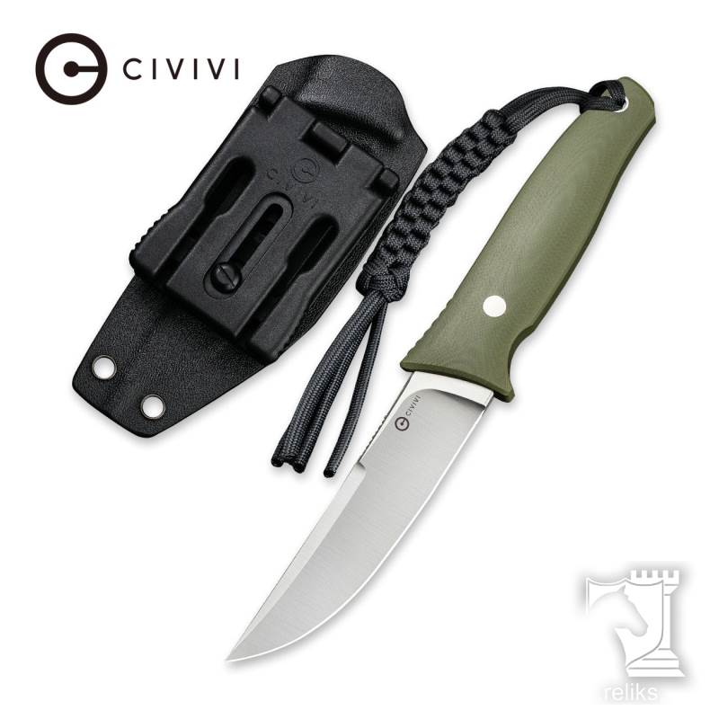 Tamashii Fixed Blade Knife OD Green G10 Handle 