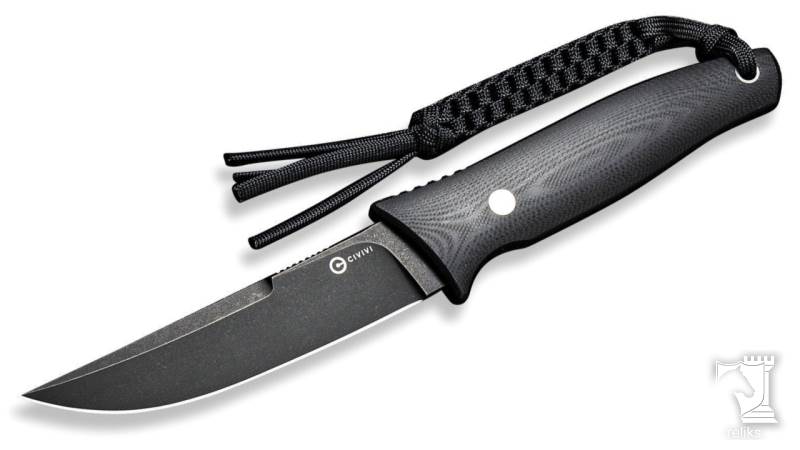 Tamashii Fixed Blade Black Knife G10 Handle 