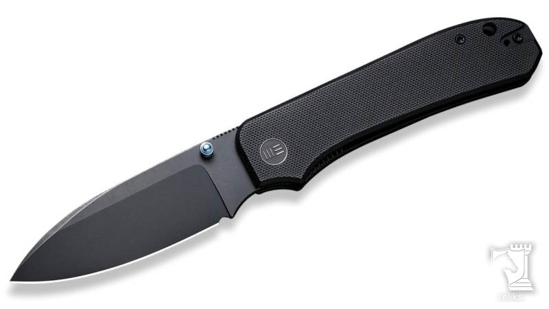 Big Banter Thumb Stud Knife Black G10 Handle