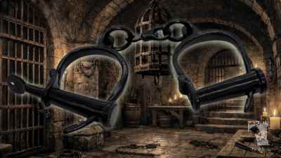 Hand Forged Iron Shackles